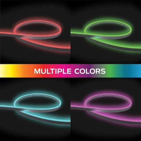 Monster Neon Smart LED Light Strip, 16.4', Indoor/Outdoor, Multicolor And White - Picture 5 of 5